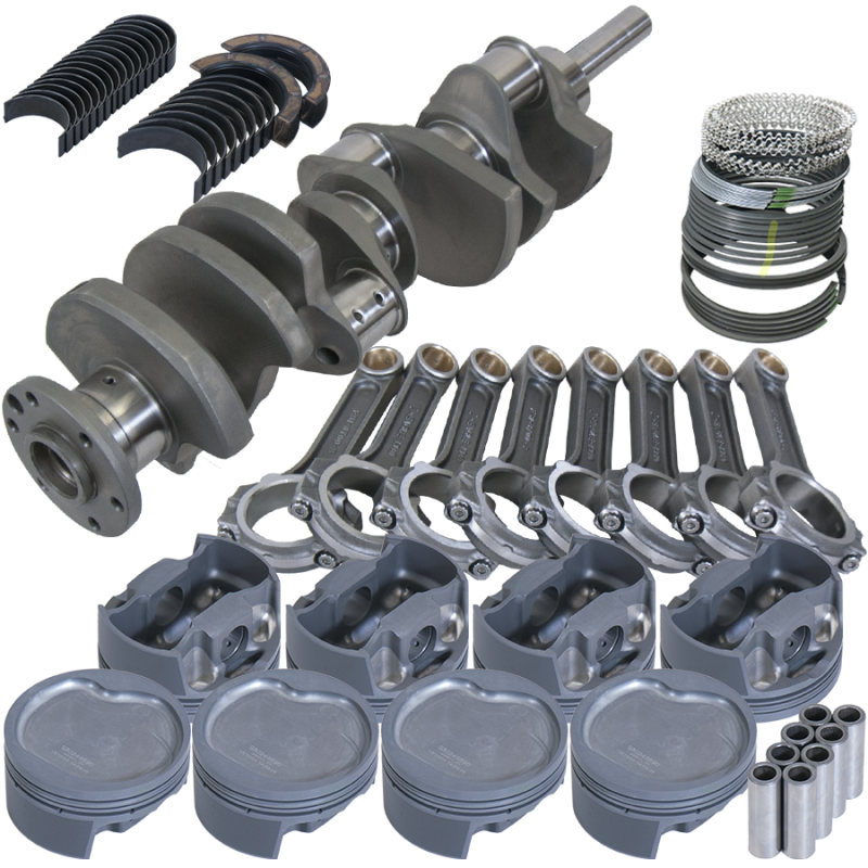 Eagle 65010080 fits Ford 460 4.300in Crank 6.800in I-Beam Rods -38cc 4.440in Pistons Rotating Assembly