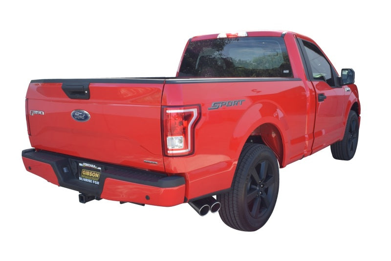 Gibson 69223 fits Ford 15-19 F-150 XL 5.0L 3in/2.5in Cat-Back Dual Sport Exhaus