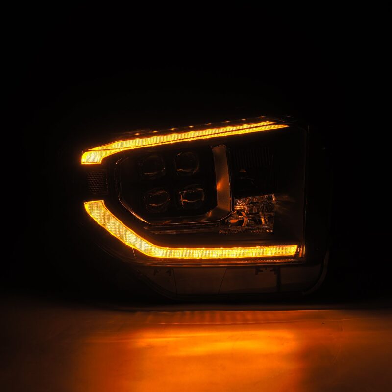 AlphaRex 880833 14-21 fits Toyota Tundra NOVA-Series LED Proj Headlights Blk