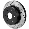 Wilwood 160-16195-BK Rotor-2.22in Offset-SRP-BLK-Drill-LH - 6 Lug