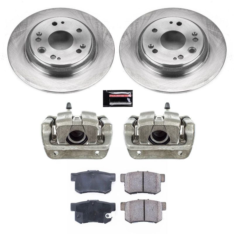 PowerStop KCOE4989 fits Acura 02-04 RL Rear Autospecialty Brake Kit w/Calipers