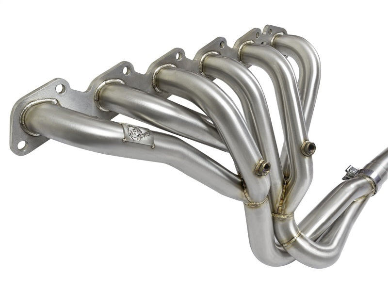 AFE 48-36105-YC Twisted Steel Long Tube Header & Connection Pipes (Street Serie