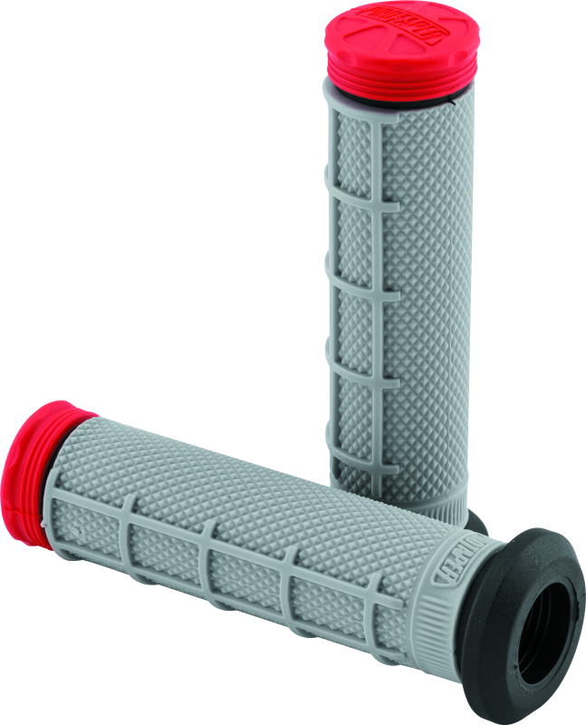 ProTaper 24866 Tri Density ATV 1/2 Waffle Grips - Red