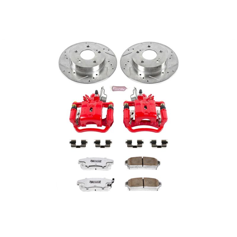 PowerStop KC1169 fits Infiniti I30 Rear Z26 Street Warrior Brake Kit w/Calipers