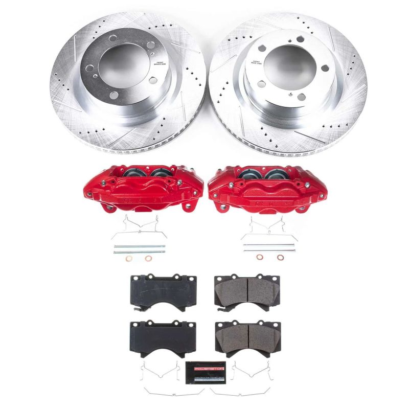 PowerStop KC2952B-36 15-21 fits Toyota Tundra Front Z36 Truck & Tow Kit w/Cals