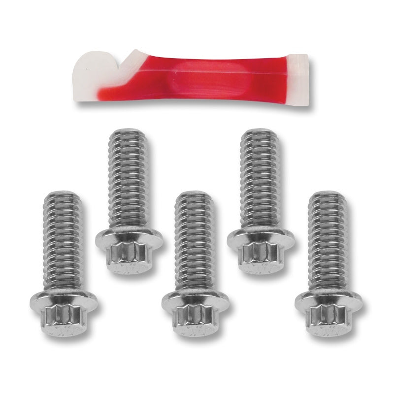 Performance 0109-0017-SS Machine HD Mag Wheel Bolt Set For Disc Stainless Steel