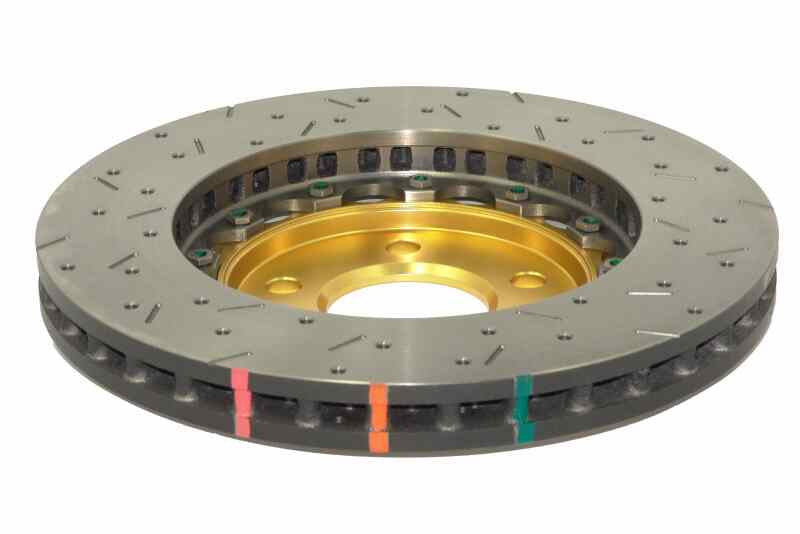 DBA 52113GLDXS 05-10 fits Ford Mustang GT / 11-13 V6 Front Drilled & Slotted 500