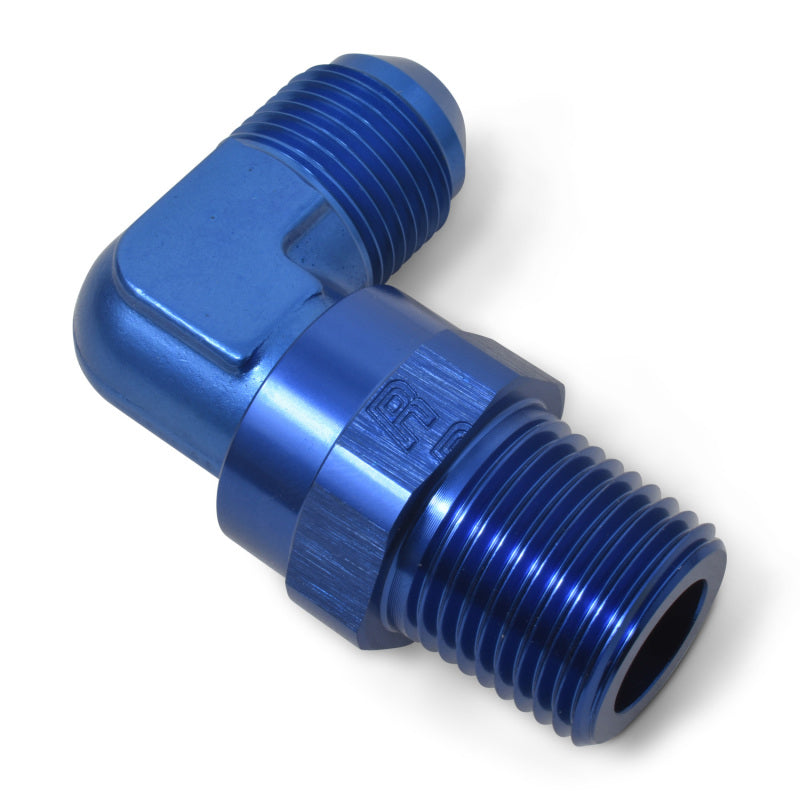 Russell 614128 Performance -8 AN 90 Degree Male to Male 1/2in Swivel NPT Fitting