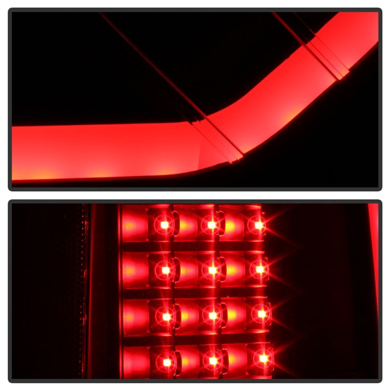 xTune 9042188 09-14 fits Ford F-150 Light Bar LED Tail Lights - Black (ALT-JH-F