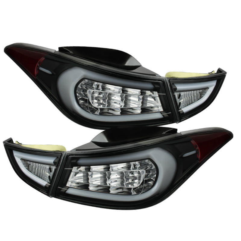 Spyder 5072788 fits Hyundai 11-13 Elantra Light Bar LED Tail Lights Black ALT-Y