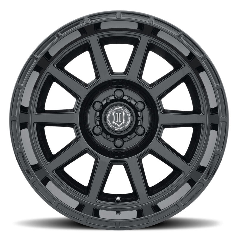 ICON 6220105545GB Recoil 20x10 5x150 -24mm Offset 4.5in BS Gloss Black Wheel