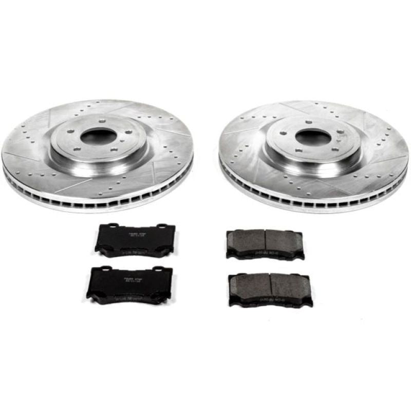 PowerStop K2915 fits Infiniti 09-13 FX50 Front Z23 Evolution Sport Brake Kit