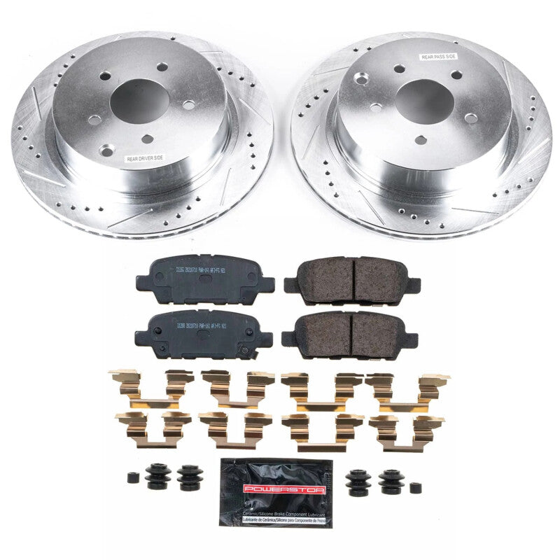 Power Stop K9134 2009 fits Infiniti FX35 Rear Z23 Evolution Brake Kit