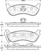 Stoptech 308.09641 Street Brake Pads
