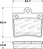 Stoptech 308.0739 Street Brake Pads