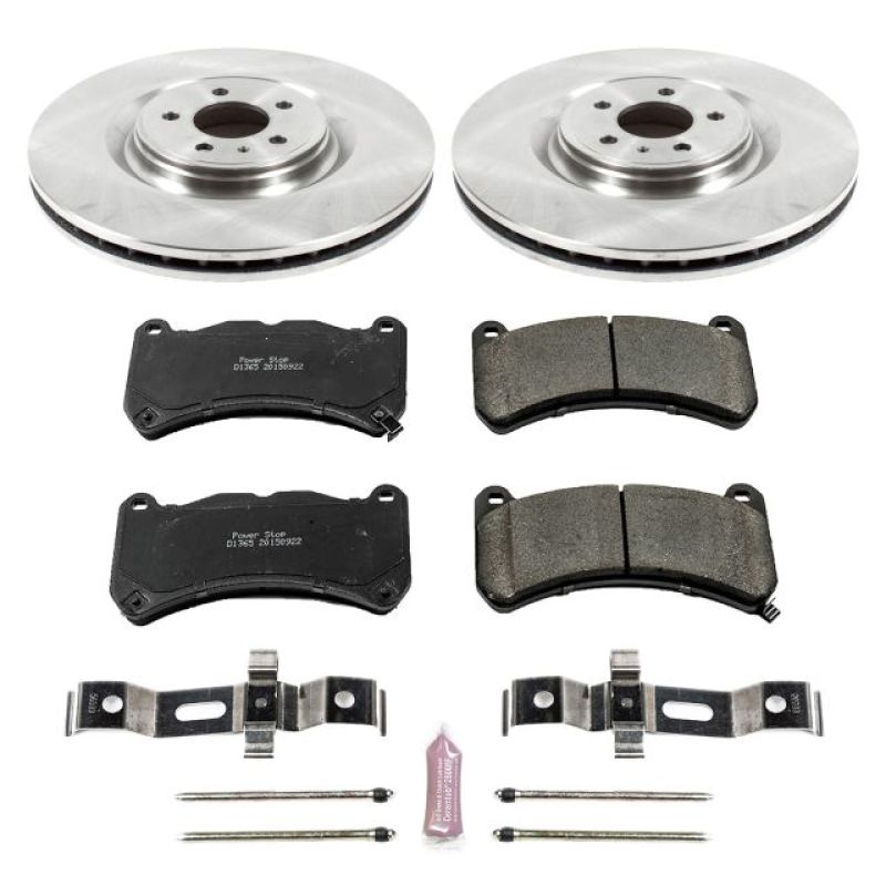 Power Stop KOE6400 13-14 fits Ford Mustang Front Autospecialty Brake Kit