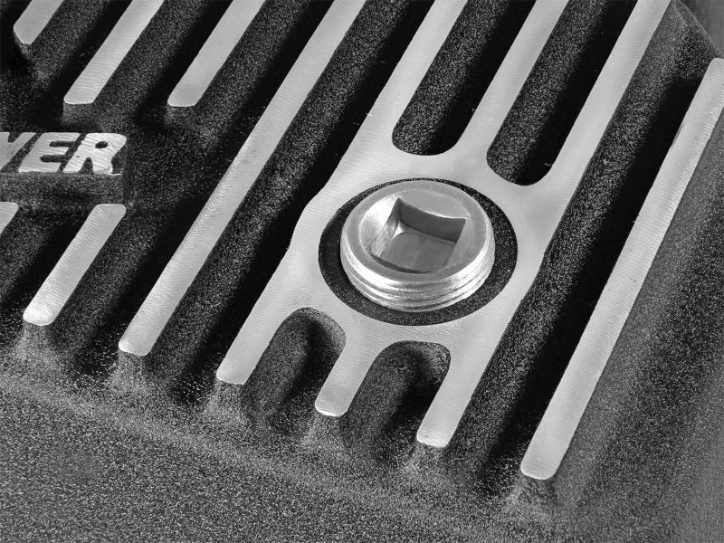 AFE 46-70282 Oil Pan Black Machined; 14-16 fits Dodge RAM 1500 EcoDiesel 3.0L