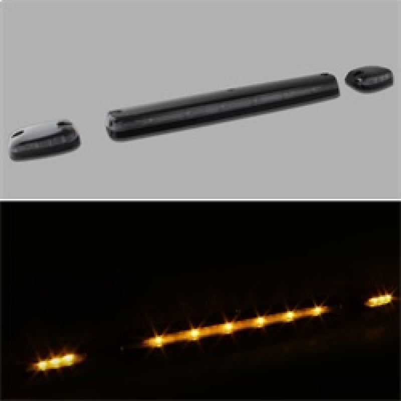 SPYDER 9924606 xTune fits Chevy Silverado 07-13 Amber LED Cab Roof Lights Clear