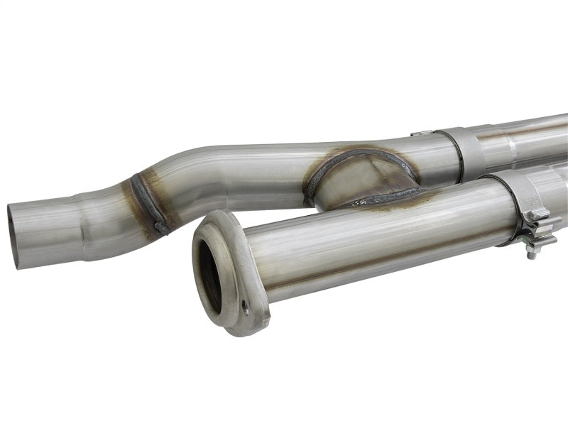 AFE 49-43091-B Rebel Series 3in 409 SS Cat Back Exhaust w/ Black Tips 17 fits F