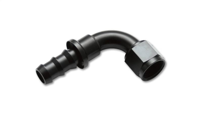 Vibrant 22912 -12AN Push-On 90 Deg Hose End Fitting - Aluminum
