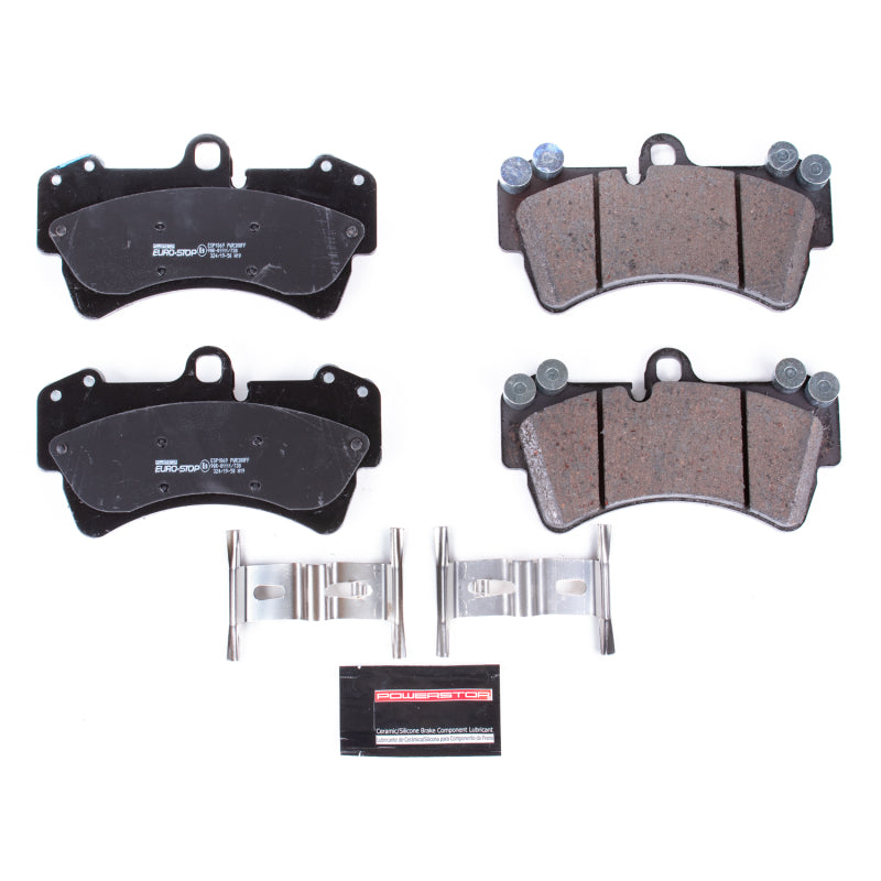 PowerStop fits Volkswagen 04-10 Touareg Euro-Stop ECE-R90 Front Brake Pads