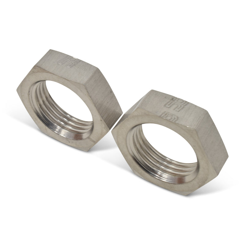 Russell 661881 Performance -4 AN Bulkhead Nuts 7/16in -20 Thread Size (Endura)