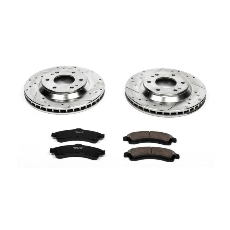 PowerStop K2057 fits Buick 04-05 Rainier Front Z23 Evolution Sport Brake Kit