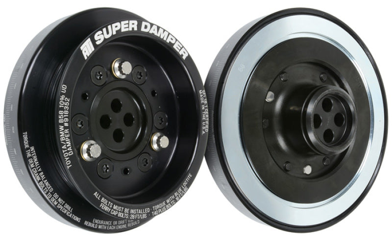 ATI ATI918352 Damper - 7.074 - 10 Percent Under Drive - AL - 6 Groove - 20+ fits Toyota Supra / 19+ BMW - Z4 - B58