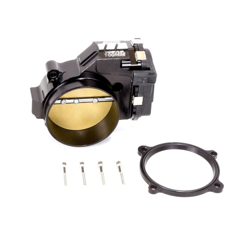 BBK 1886 fits Dodge 15-20 Hellcat 6.2L 100mm Black Billet Series Throttle Body