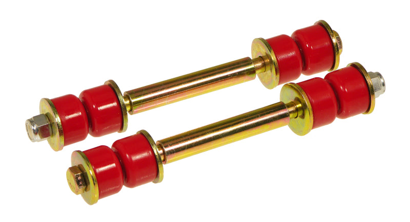 Prothane 19-412 Universal End Link Set - 4 3/4in Mounting Length - Red