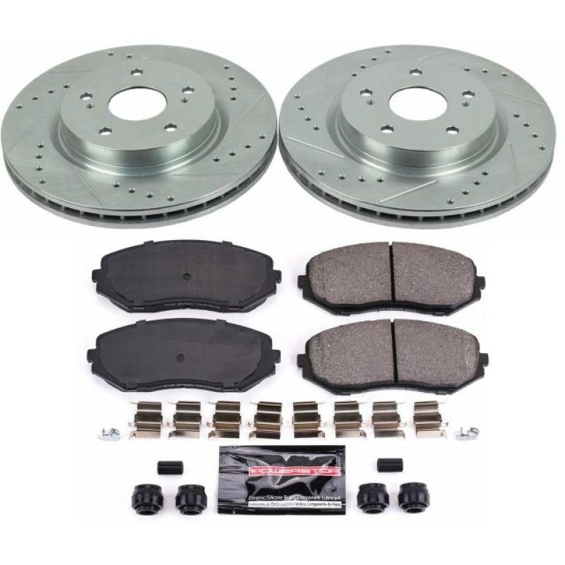 PowerStop fits Suzuki 06-13 Grand Vitara Front Z23 Evolution Sport Brake Kit