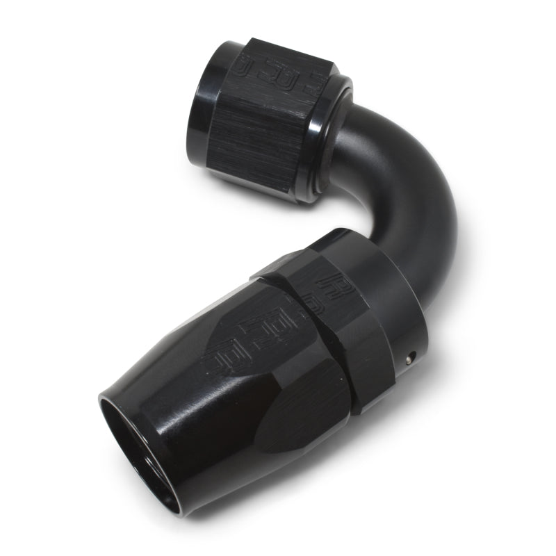 Russell 613435 Performance -12 AN Black 120 Degree Full Flow Swivel Hose End