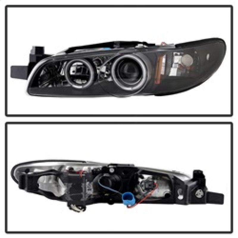 Spyder 5011695 fits Pontiac 97-03 Grand Prix Projector Headlights CCFL Halo Blk