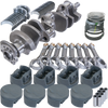 Eagle 13114000 fits Chevy 400 3.750in Crank 5.700in I-Beam Rods -5cc Flat Top 4.125in Pistons Rotating Assembly