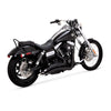 Vance and Hines Vance 43371 & Hines HD Dyna 06-17 Big Radius 2-2 Black PCX Full