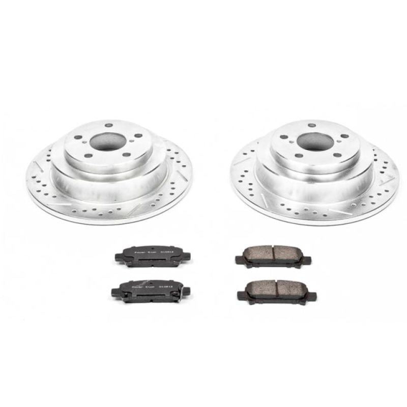 PowerStop K449 fits Subaru 98-03 Forester Rear Z23 Evolution Sport Brake Kit