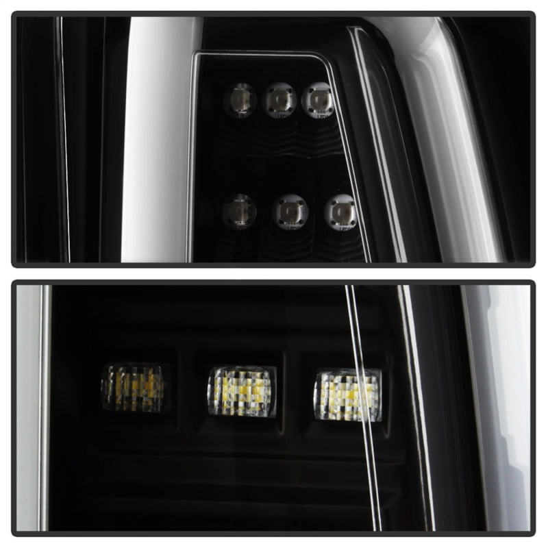 Spyder 5085702 fits GMC 15-17 Yukon LED Tail Lights - Black (ALT-YD-GY15-LED-BK