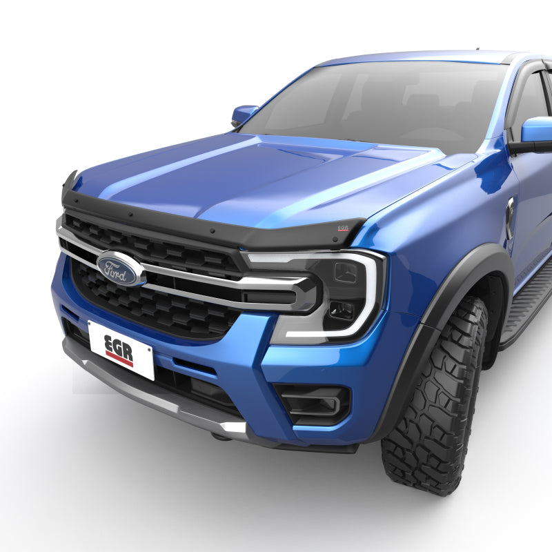 EGR 2024+ Ford Ranger Superguard Hood Shield - Matte Black