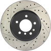 Stoptech 127.34071R 08-09 BMW 535 Series / 04-09 545i/550i/645Ci/650i Slotted & Drilled Right Front Rotor