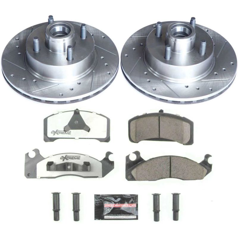 PowerStop K4816-26 83-93 fits Ford Mustang Front Z26 Street Warrior Brake Kit