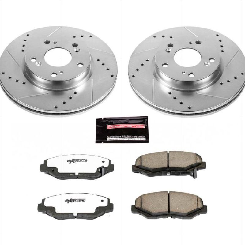 PowerStop K6490-26 2013 fits Acura ILX Front Z26 Street Warrior Brake Kit