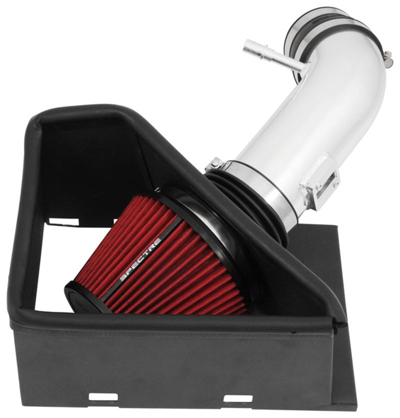 Spectre 9052 14-18 fits RAM 2500/3500 6.4L Air Intake Kit - Polished w/Red Filter