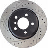 Stoptech 127.34131R 2011-2013 BMW 535i / 2012-2016 BMW 640i Slotted & Drilled Rear Right Brake Rotor
