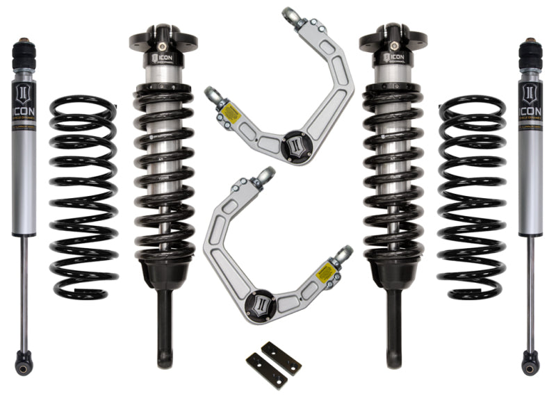 ICON K53062 2010+ fits Toyota FJ/4Runner 0-3.5in Stage 2 Suspension System w/Billet Uca