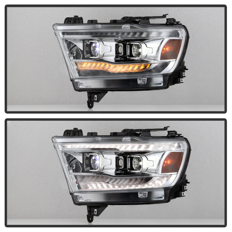 Spyder 5087638 fits Dodge 19-20 Ram Halogen Model Only Projector Headlights Chr