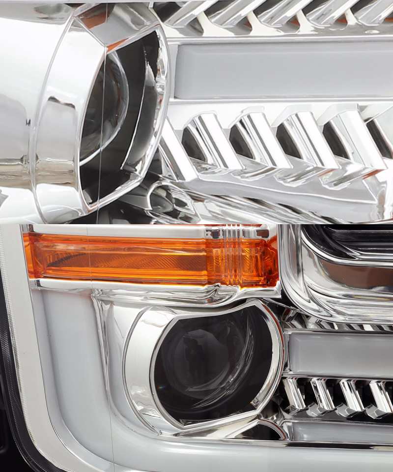 AlphaRex 880157 fits Ford 15-17 F-150 PRO-Series Projector Headlights Plank Sty