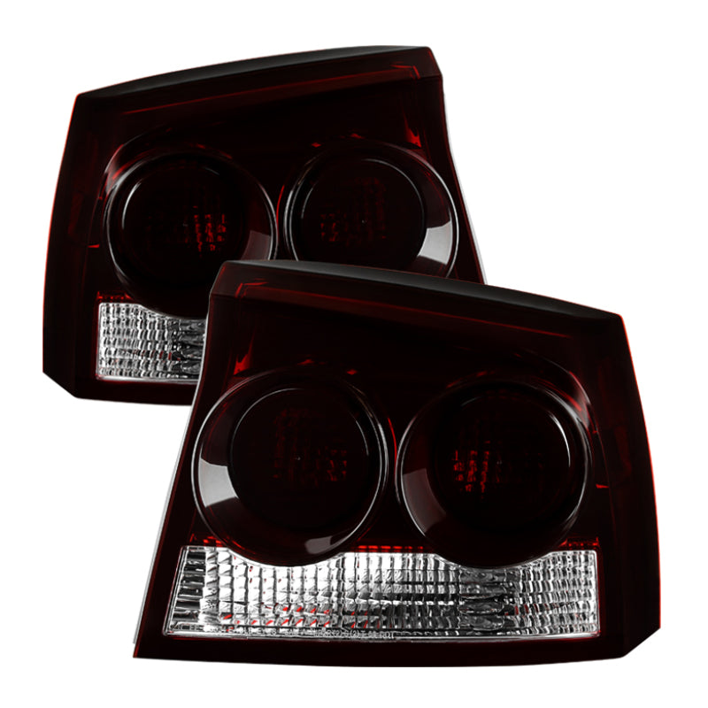 9033544 Xtune fits Dodge 09-20 Charger 2010 OEM Style Tail Lights Red Smoked A