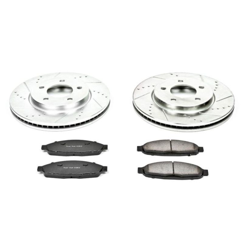 PowerStop K3009 fits Chrysler 04-08 Pacifica Front Z23 Evolution Sport Brake Kit