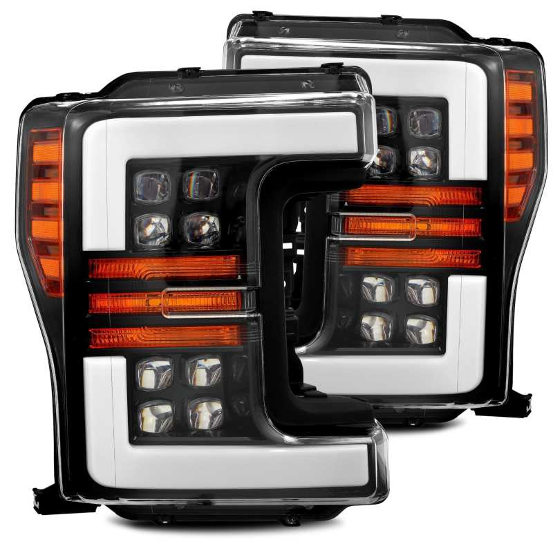 AlphaRex 880100 fits Ford 17-19 F-250 SD NOVA LED Proj Headlights Plank Style G