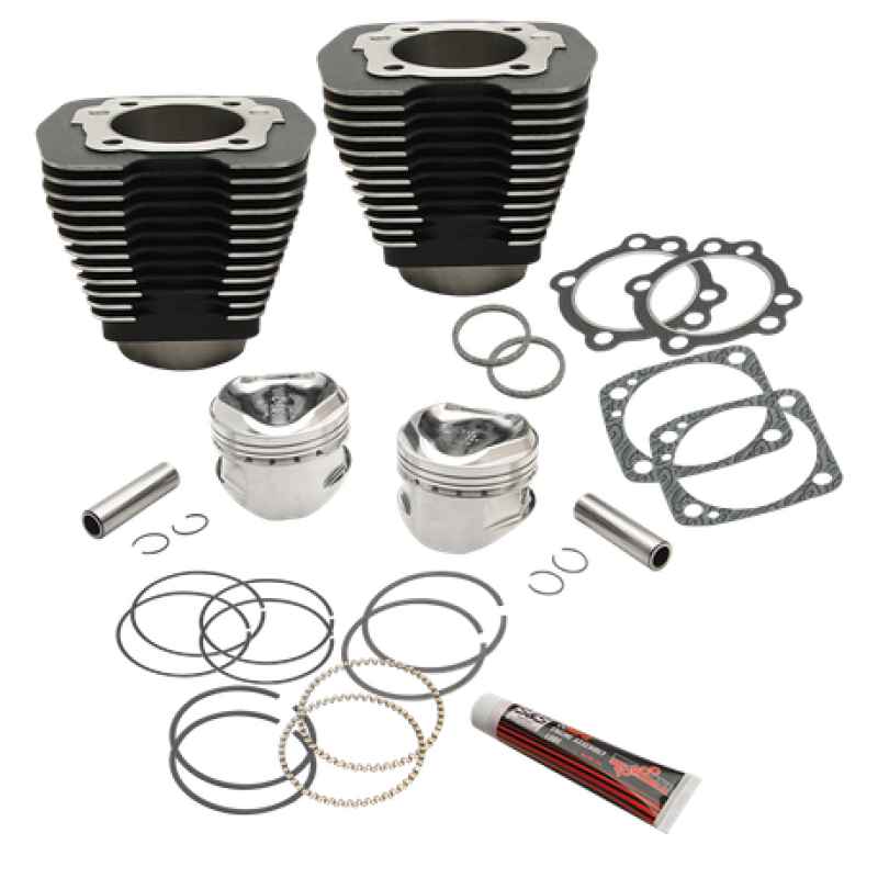S&S 91-7707 Cycle 84-99 BT 96in 3-5/8in Big Bore Cylinder & Piston Kit For S&S S